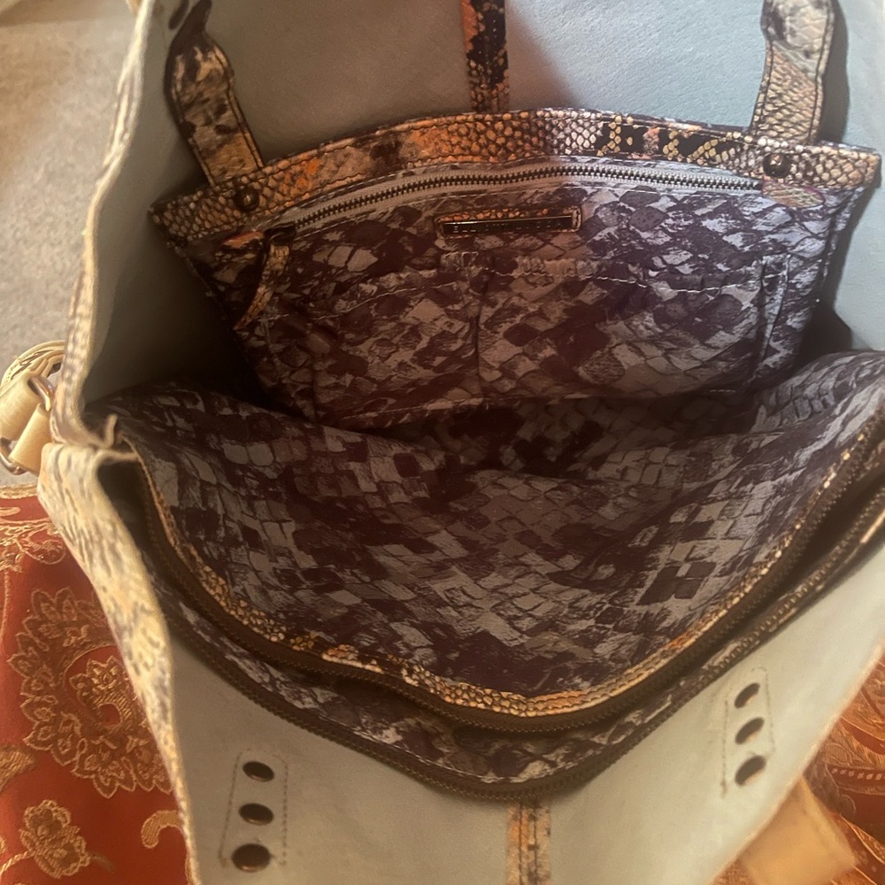 Elliot Lucca Python Leather Bag - image 2